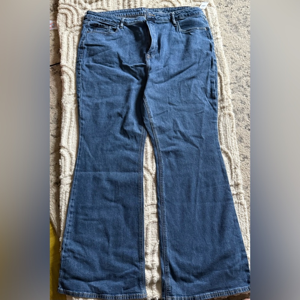 Old Navy Dark Blue Flare Jeans